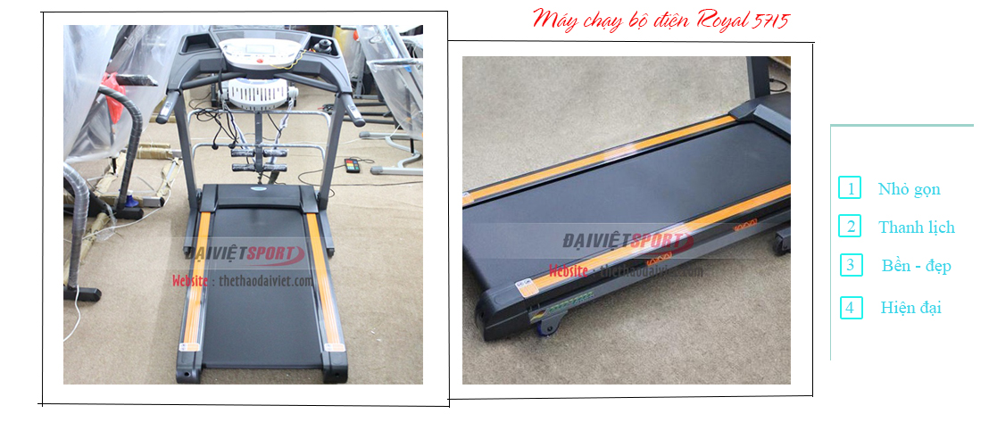 Những chức năng của máy chạy bộ điện