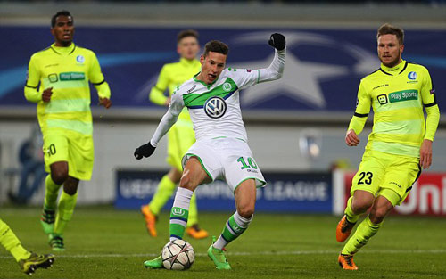 KAA Gent - Wolfsburg: Hấp dẫn 5 bàn thắng